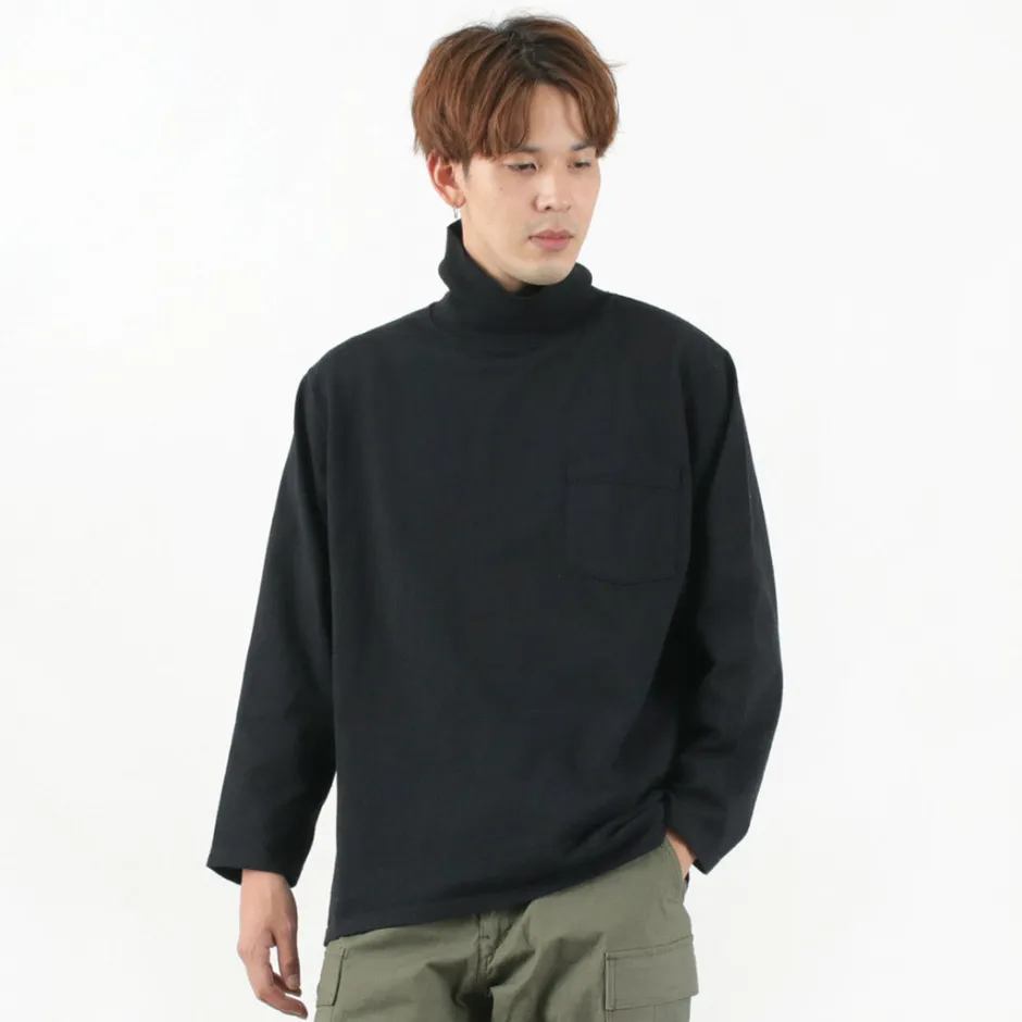 T-Shirts^GOODWEAR / Long Sleeve Turtle Neck Pocket Tee