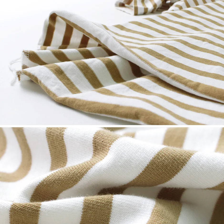 T-Shirts^HAVE A GOOD DAY / Stripe Loose Short Sleeve T-Shirt