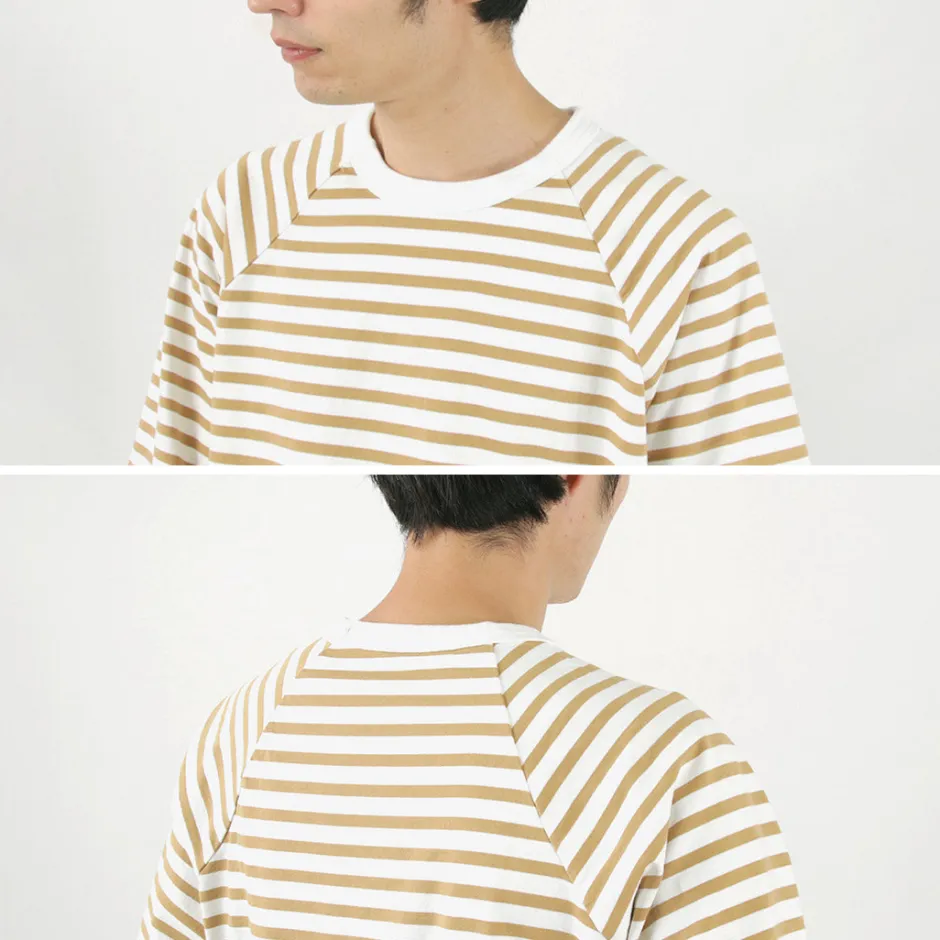 T-Shirts^HAVE A GOOD DAY / Stripe Loose Short Sleeve T-Shirt