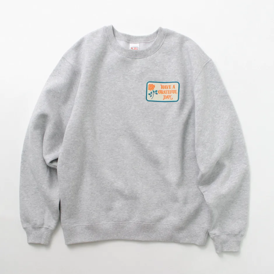 Sweatshirts^HAVE A GRATEFUL DAY / Box Logo Sweatshirt lightgrey