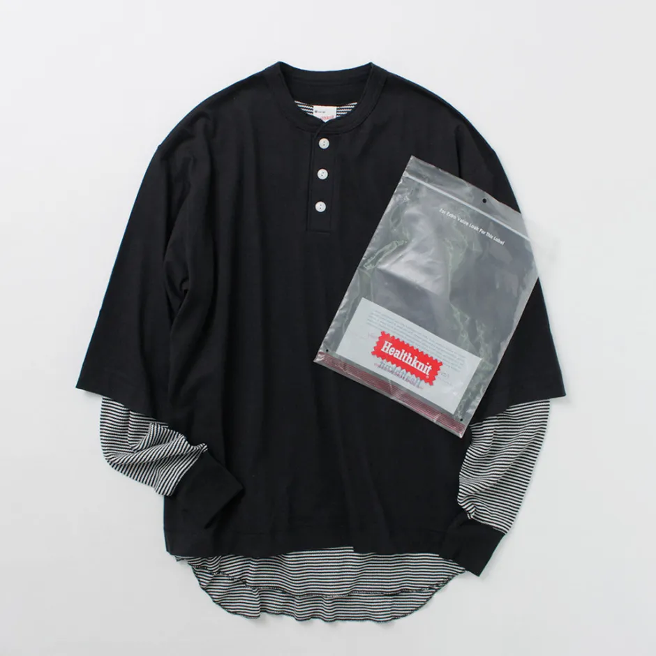 T-Shirts^HEALTHKNIT / 2 Pack T-Shirt 7/10 Sleeve + Long Sleeve Waffle