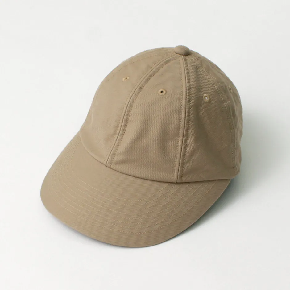 Hats^HICOSAKA / Chino Big Visor 8 Panel Cap