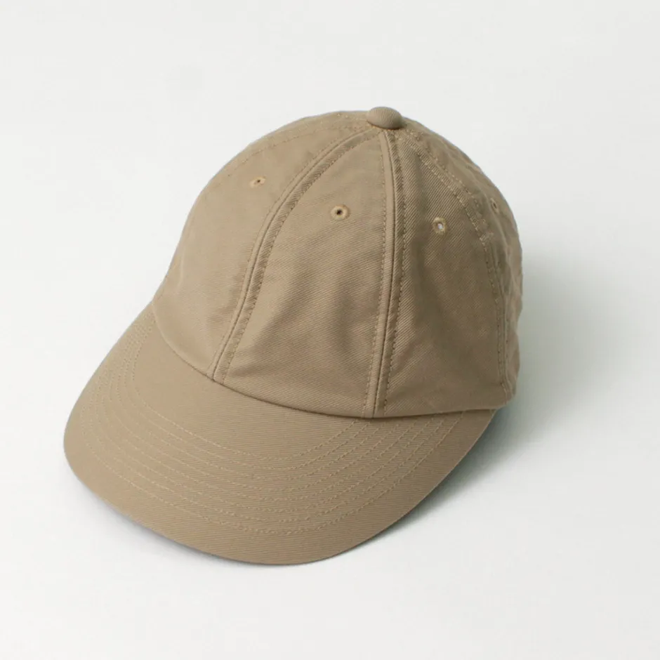 Hats^HICOSAKA / Chino Big Visor 8 Panel Cap