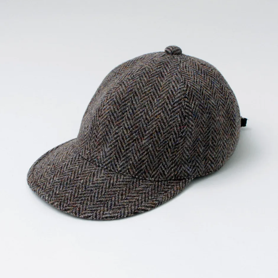 Hats^HIGHER / Harris Tweed Herringbone Cap HT24035