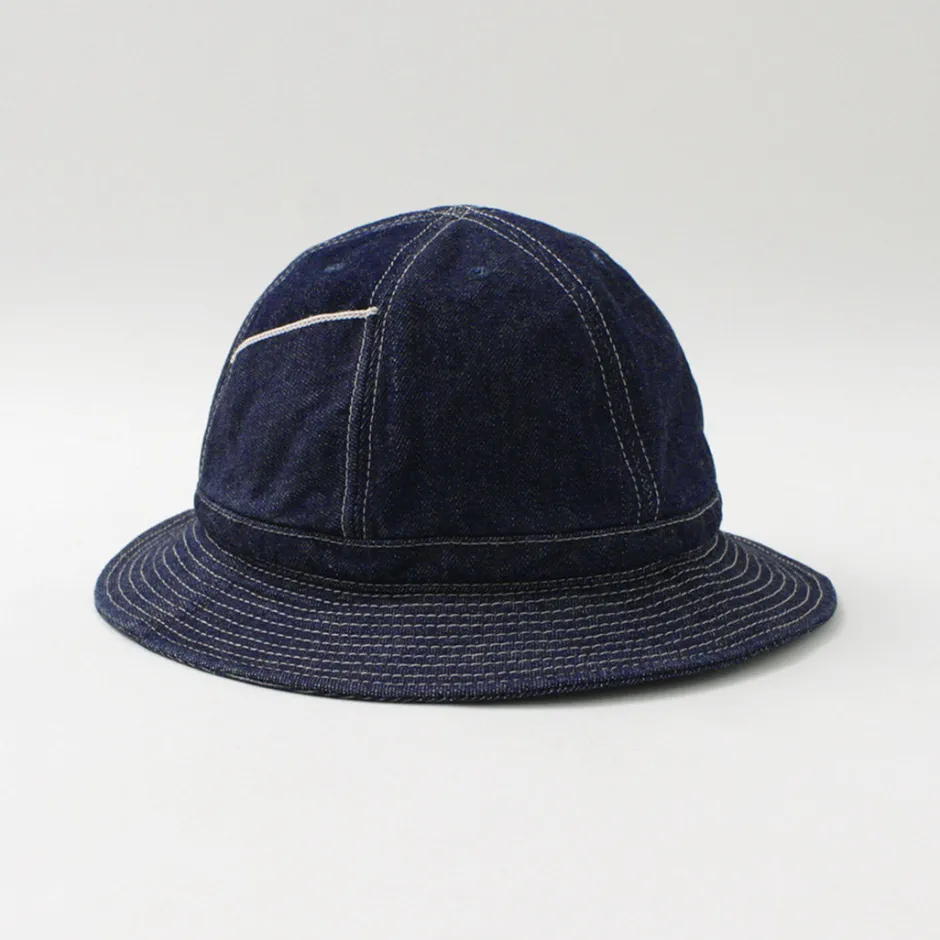 Hats^HIGHER / Selvage Panel 6 Hat - Onewashed denim