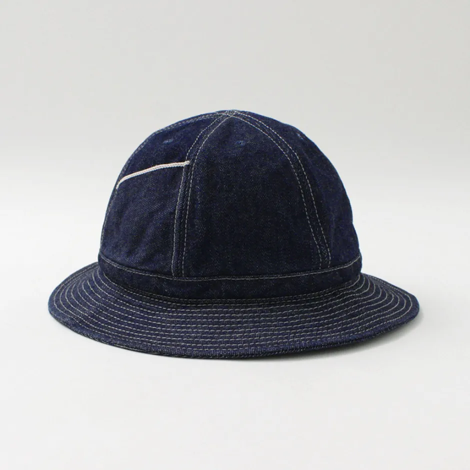 Hats^HIGHER / Selvage Panel 6 Hat - Onewashed denim