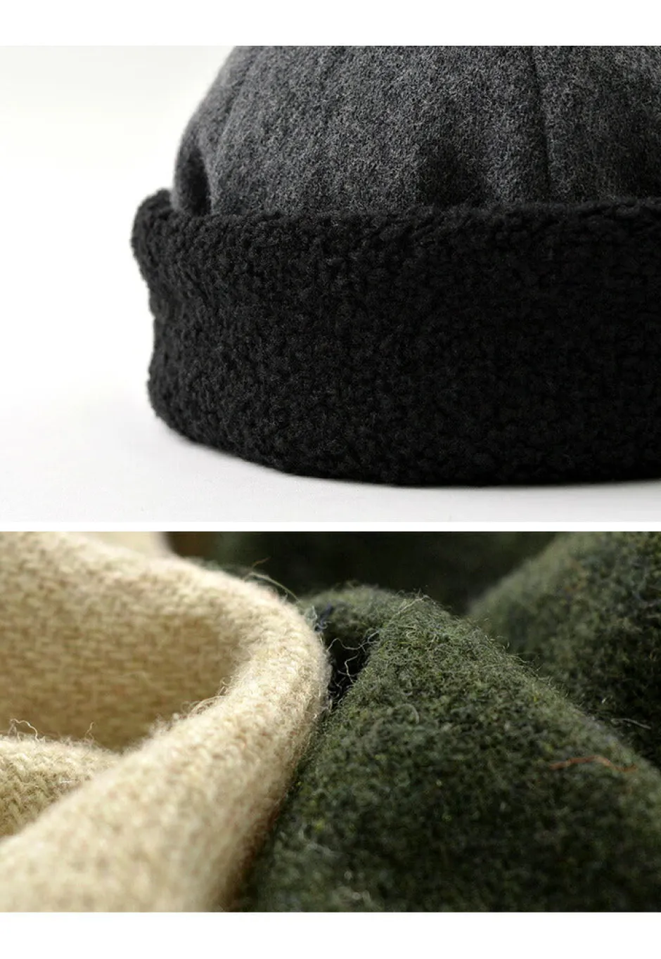 Hats^HIGHER / Vintage Wool Flannel Beanie