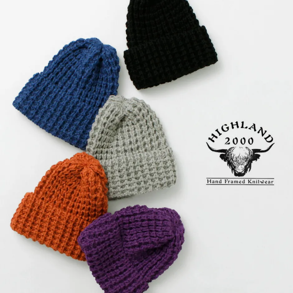 Hats^HIGHLAND 2000 / Bob Cap Tuck Stitch (Alpaca x British Wool Mix)