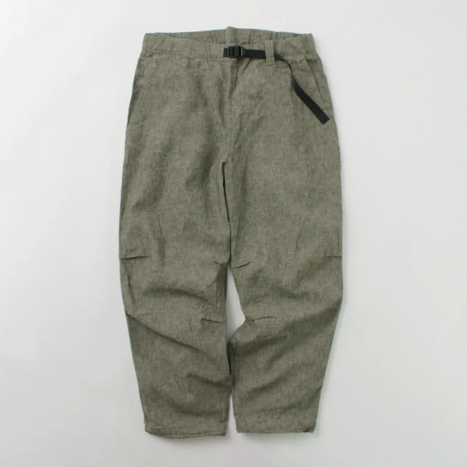 Trousers^ILL ONE EIGHTY / Heather Linen Pants greige