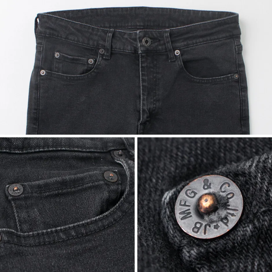 Jeans^JAPAN BLUE JEANS / 12oz Hyper Stretch Slim Tapered Denim Faded black