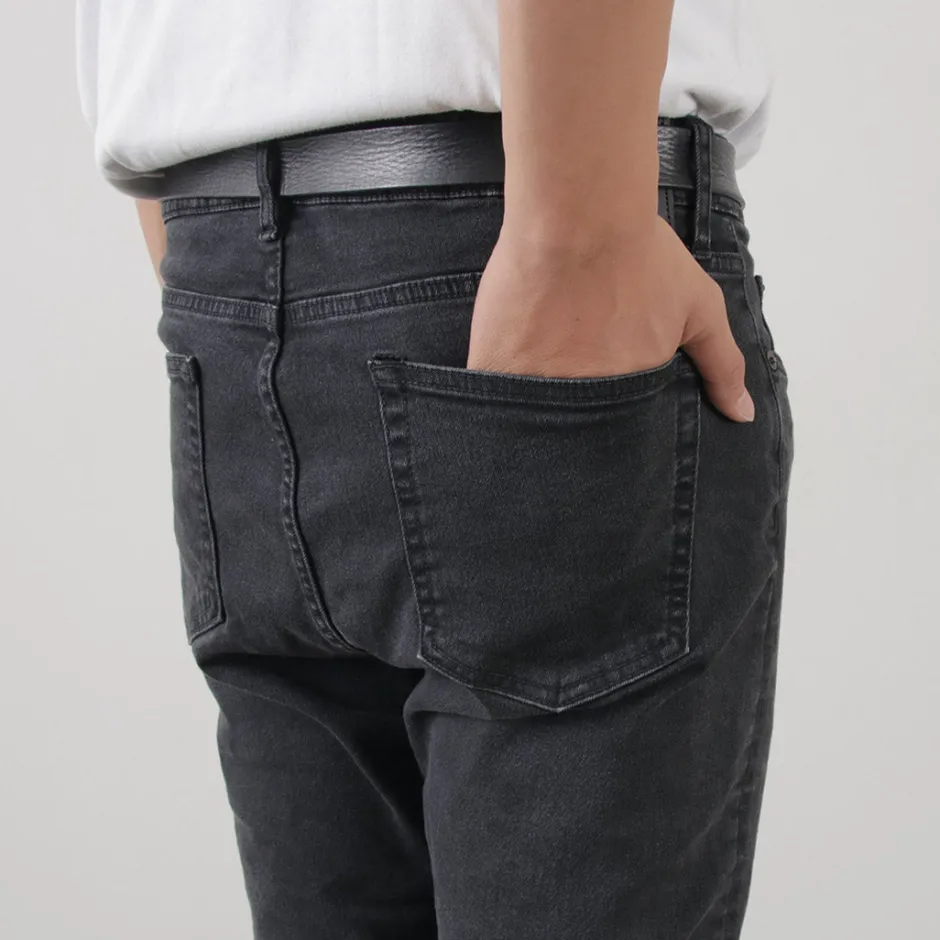Jeans^JAPAN BLUE JEANS / 12oz Hyper Stretch Slim Tapered Denim Faded black