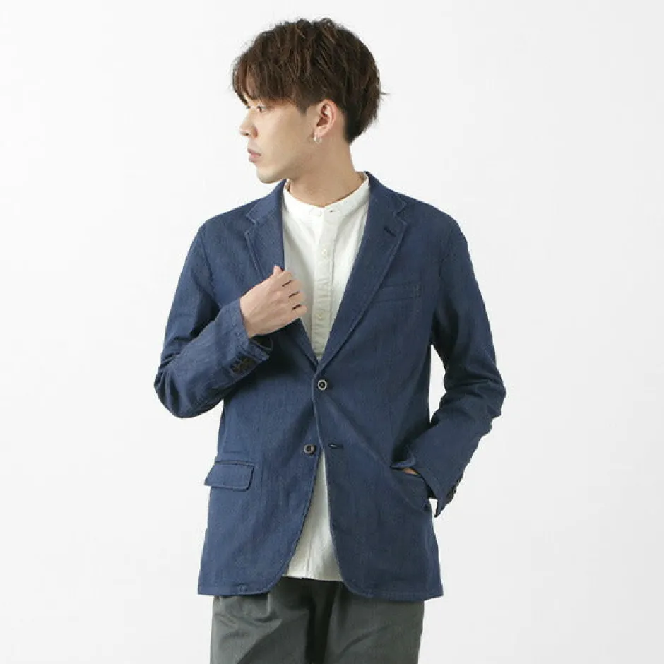 Jackets^JAPAN BLUE JEANS / RJB3960 Shin Denim 8.5oz Officer Tailored Jacket