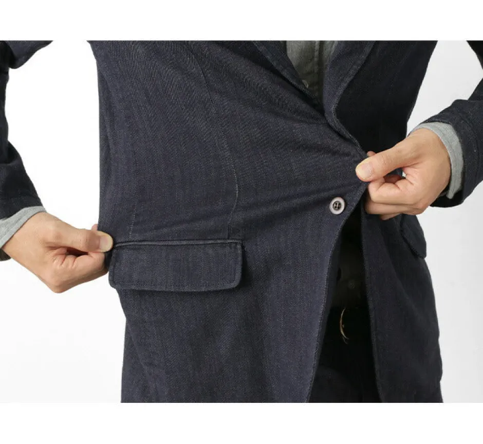 Jackets^JAPAN BLUE JEANS / RJB3960 Shin Denim 8.5oz Officer Tailored Jacket
