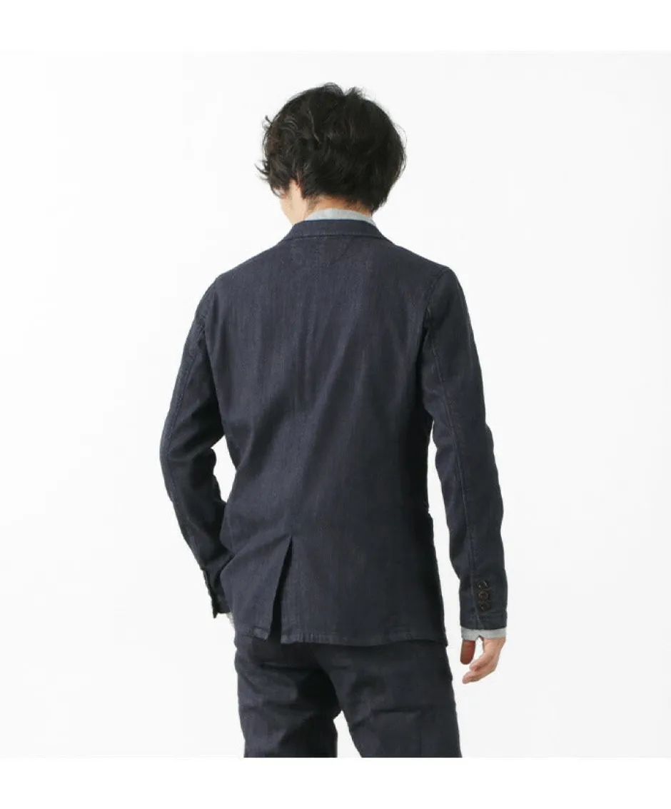 Jackets^JAPAN BLUE JEANS / RJB3960 Shin Denim 8.5oz Officer Tailored Jacket