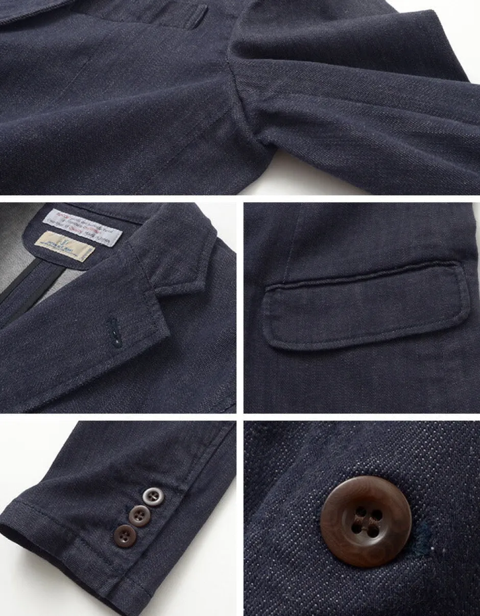 Jackets^JAPAN BLUE JEANS / RJB3960 Shin Denim 8.5oz Officer Tailored Jacket