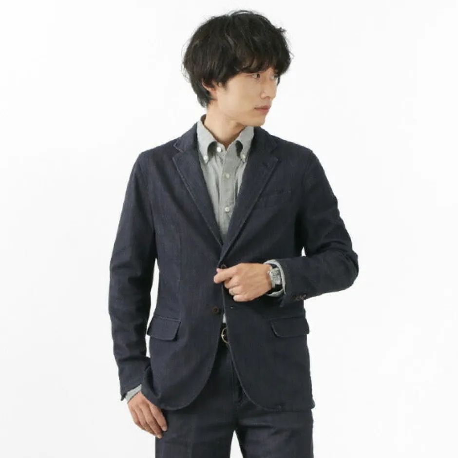 Jackets^JAPAN BLUE JEANS / RJB3960 Shin Denim 8.5oz Officer Tailored Jacket
