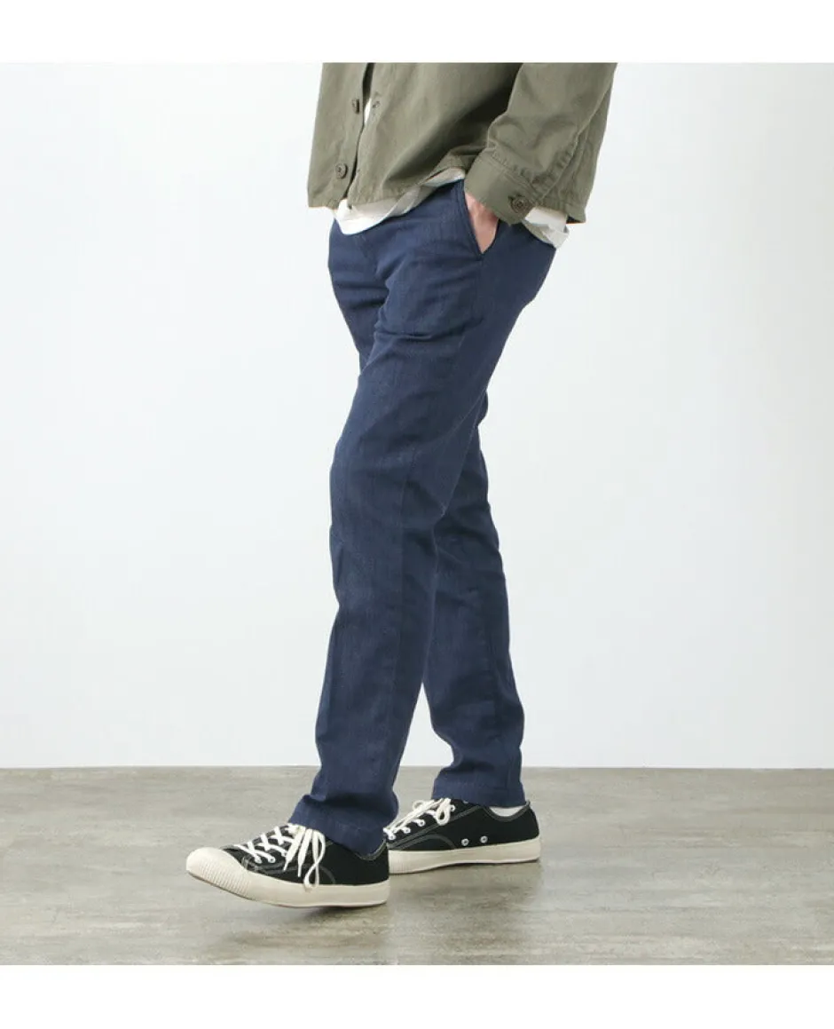 Jeans^JAPAN BLUE JEANS / RJB4691 Shin Denim 8.5oz Officer Tapered Trouser Pants