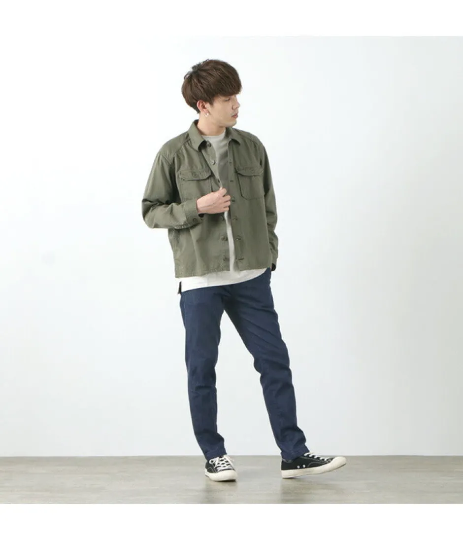 Jeans^JAPAN BLUE JEANS / RJB4691 Shin Denim 8.5oz Officer Tapered Trouser Pants