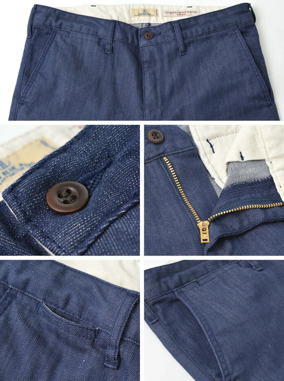 Jeans^JAPAN BLUE JEANS / RJB4691 Shin Denim 8.5oz Officer Tapered Trouser Pants
