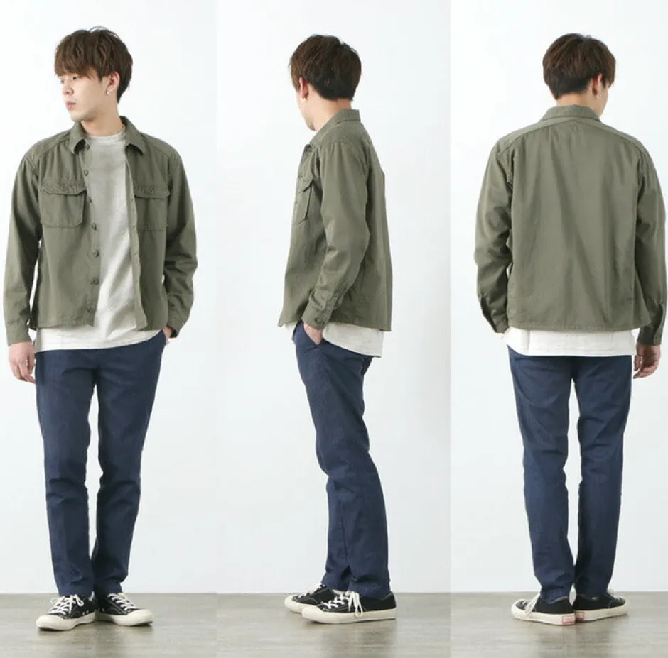 Jeans^JAPAN BLUE JEANS / RJB4691 Shin Denim 8.5oz Officer Tapered Trouser Pants