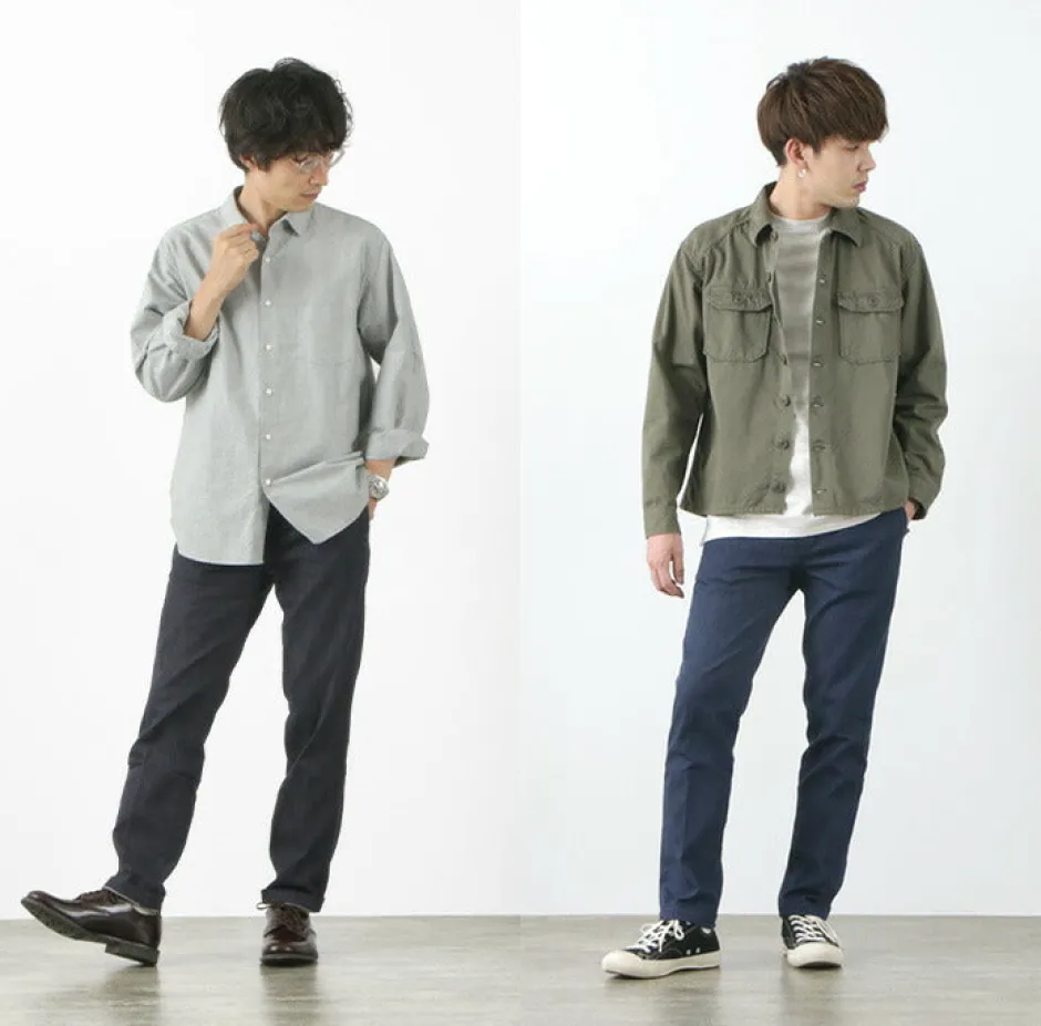 Jeans^JAPAN BLUE JEANS / RJB4691 Shin Denim 8.5oz Officer Tapered Trouser Pants