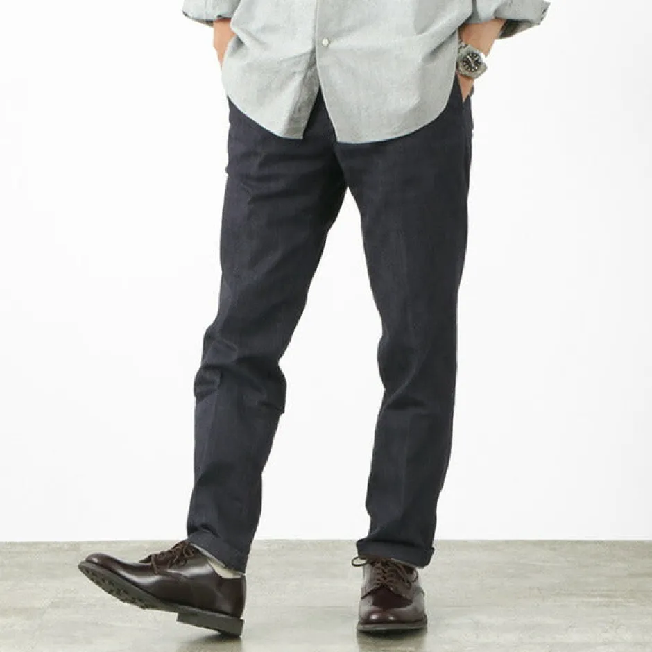 Jeans^JAPAN BLUE JEANS / RJB4691 Shin Denim 8.5oz Officer Tapered Trouser Pants