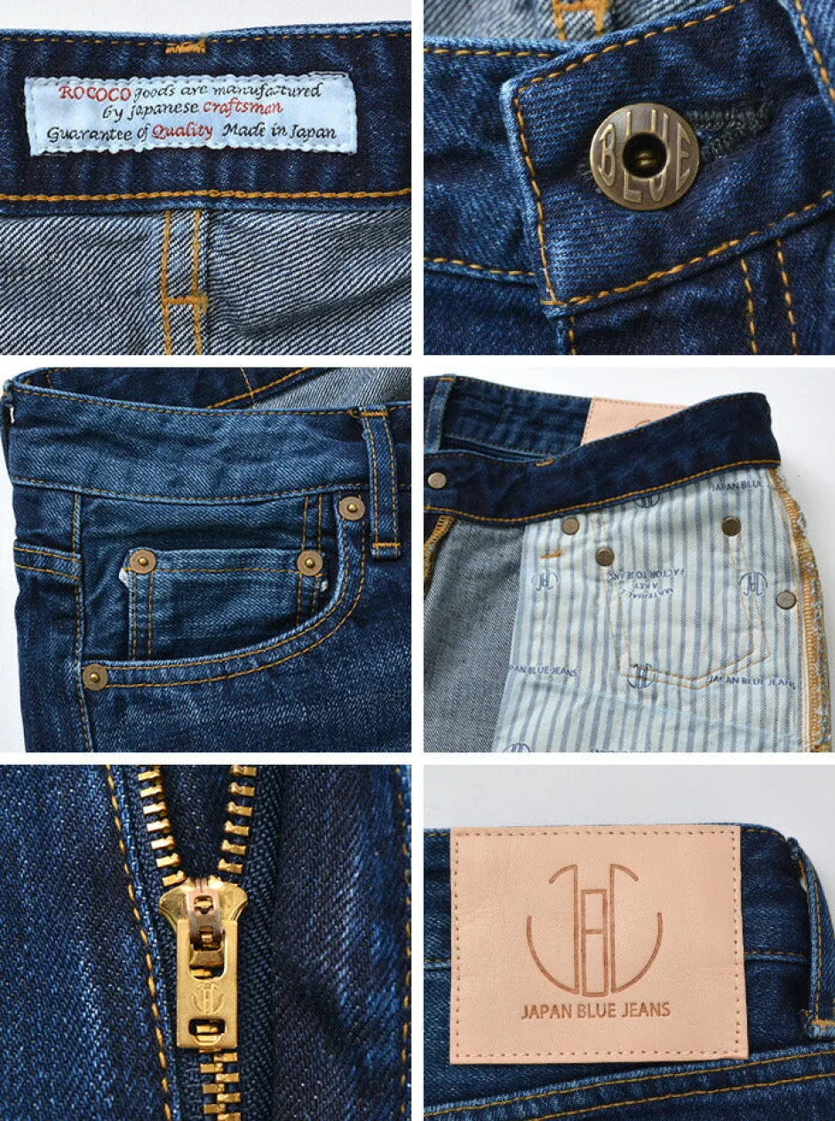 Jeans^JAPAN BLUE JEANS / RJB6140-ME Selvic Ankle Cut Slim Tapered Jeans indigo