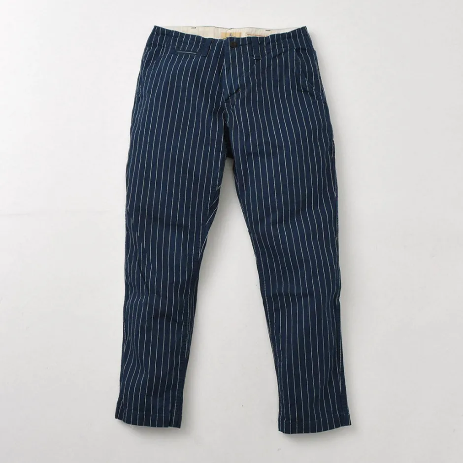 Work Pants & Chinos^JAPAN BLUE JEANS / RJB1620Wide tapered chino stripe navy