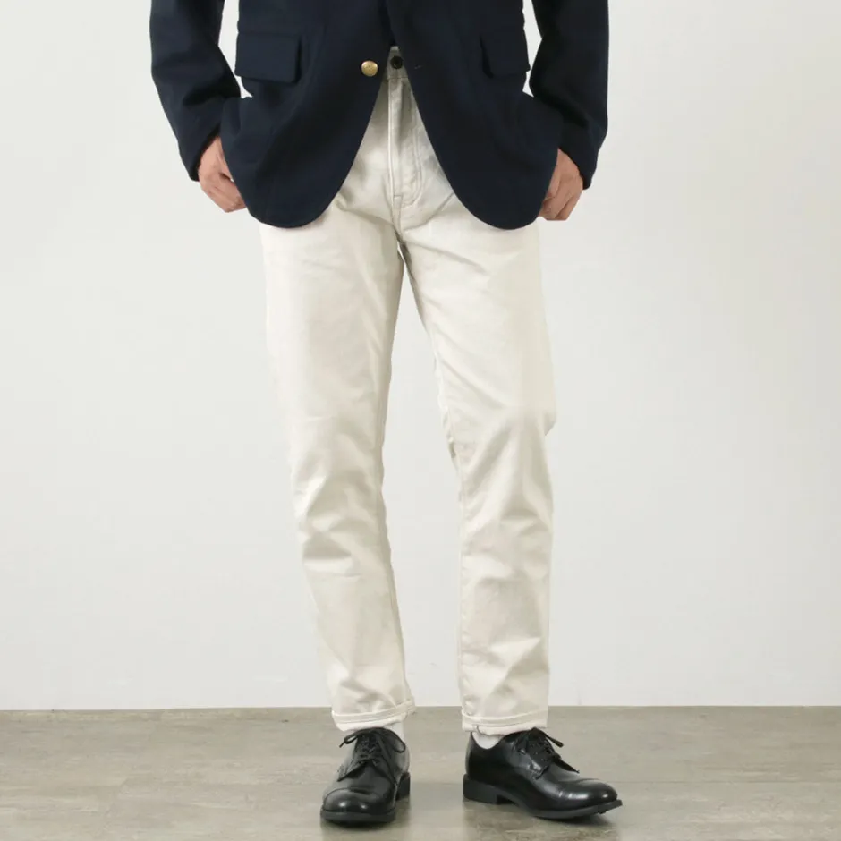 Work Pants & Chinos^JAPAN BLUE JEANS / Straight pique pants ecru