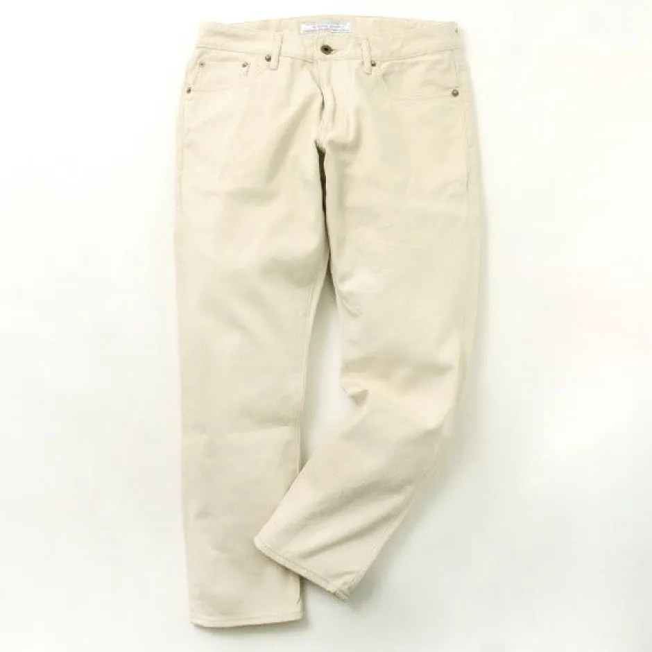 Work Pants & Chinos^JAPAN BLUE JEANS / Tapered 5P Pique Pants ivory