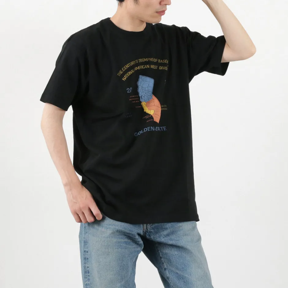 T-Shirts^JHANKSON / California Maps short sleeve T-shirt