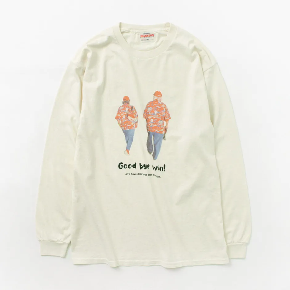 T-Shirts^JHANKSON / Goodbye Win Long Sleeve T-Shirt natural