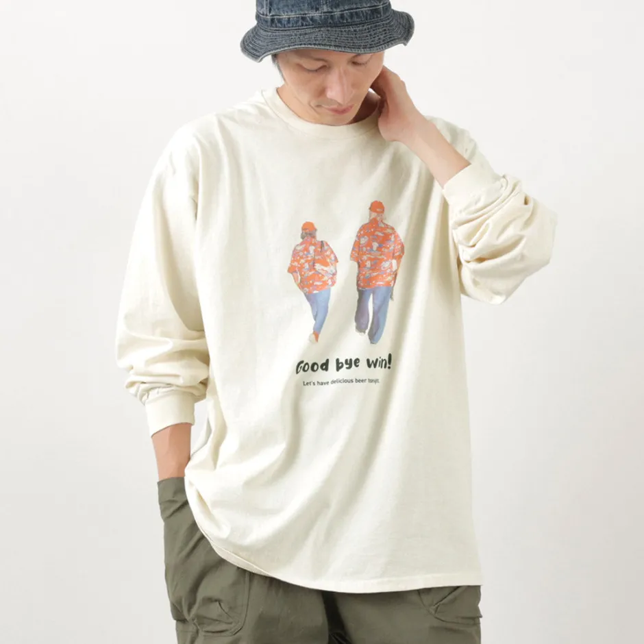 T-Shirts^JHANKSON / Goodbye Win Long Sleeve T-Shirt natural