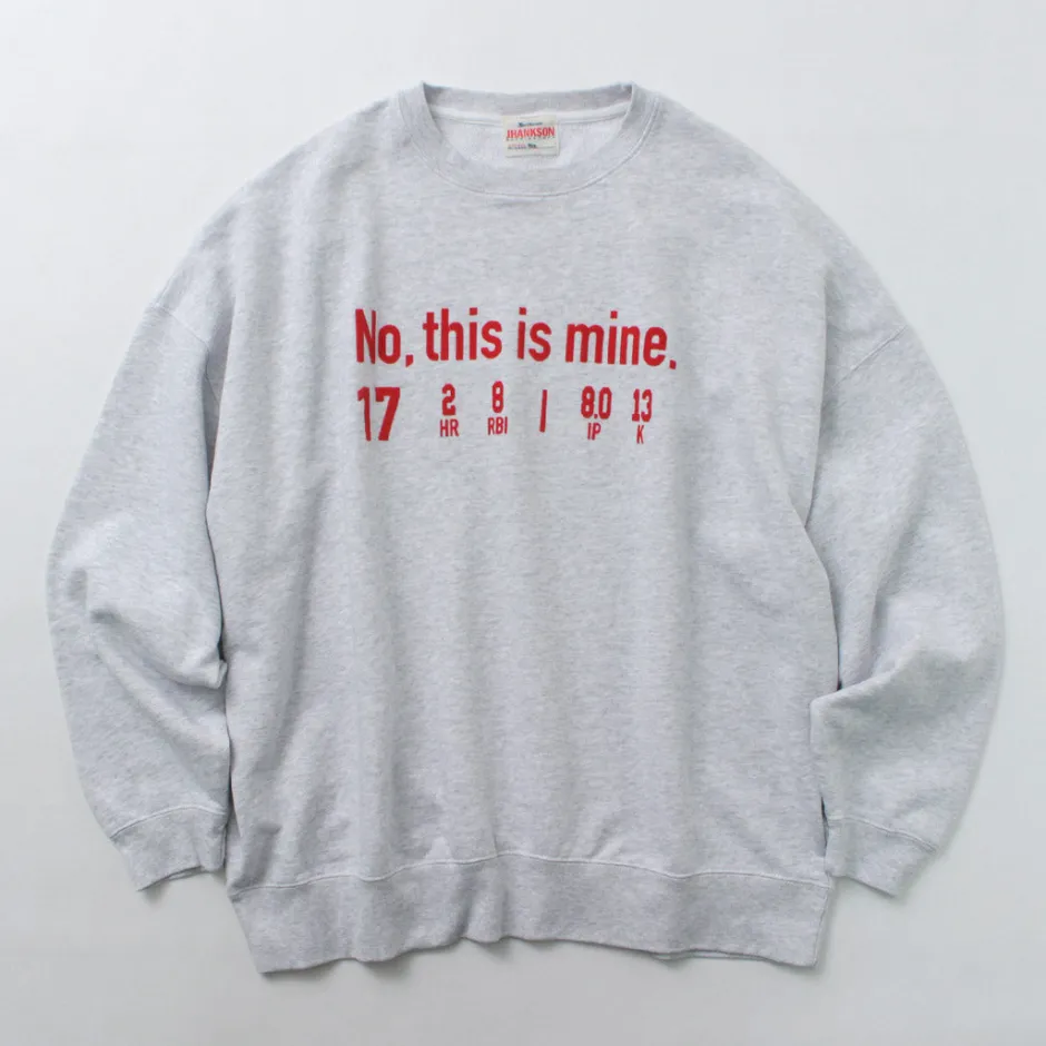 Sweatshirts^JHANKSON / NO THIS IS MINE Sweatshirt
