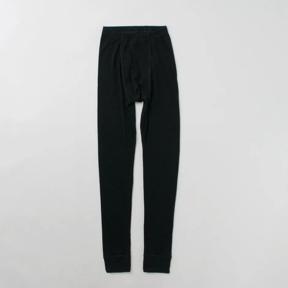 Underwear^JOHA / 100% Merino Wool Leggings black