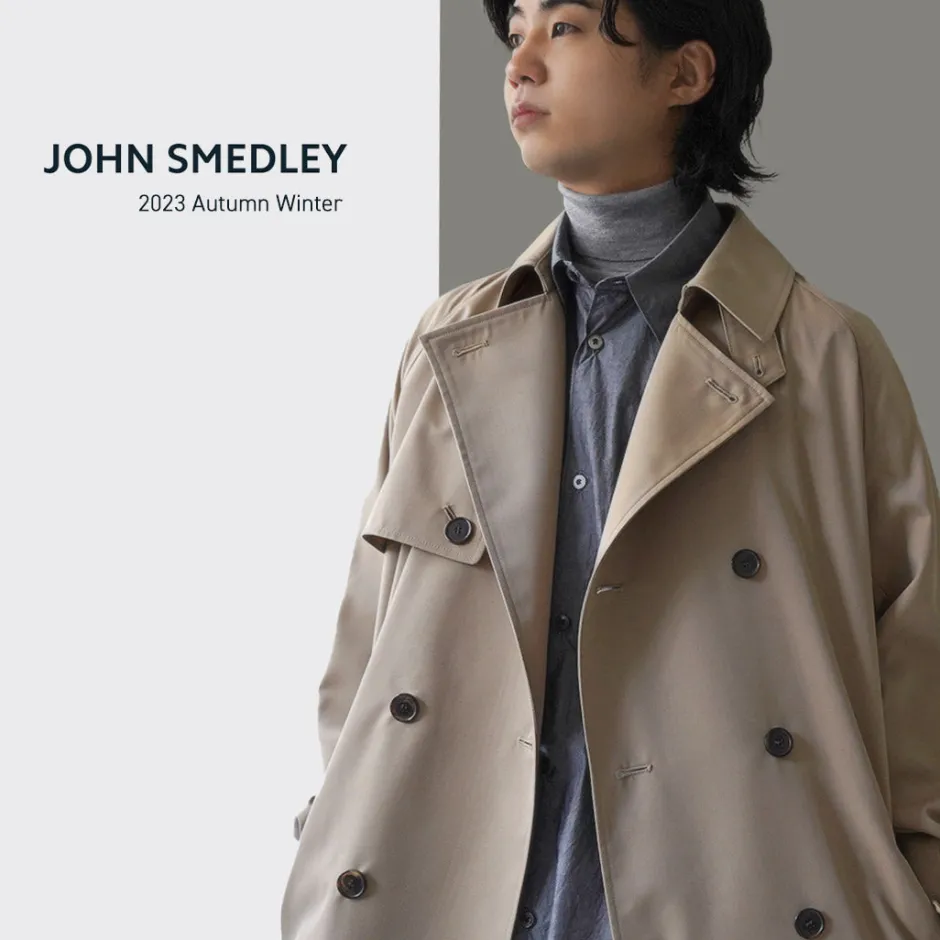 Knits^JOHN SMEDLEY / Merino Wool 30 Gauge 30 Gauge V-Neck Knit MODERN FIT