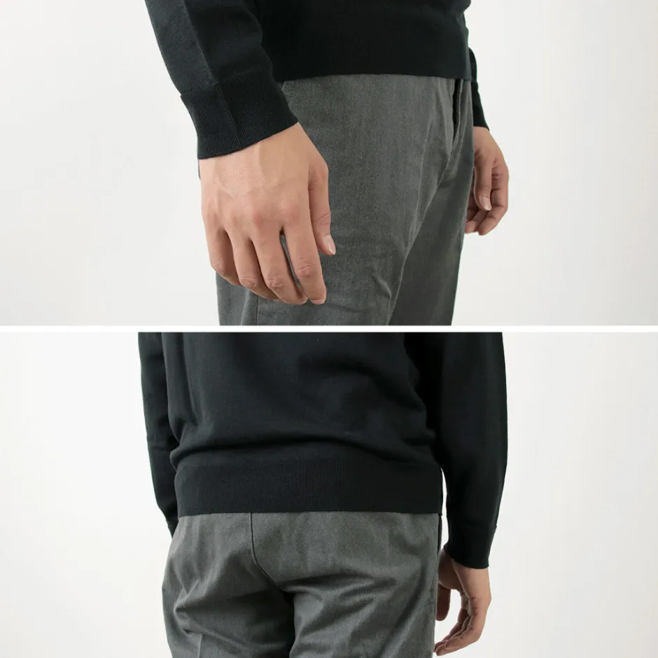 Knits^JOHN SMEDLEY / Merino Wool 30 Gauge 30 Gauge V-Neck Knit MODERN FIT