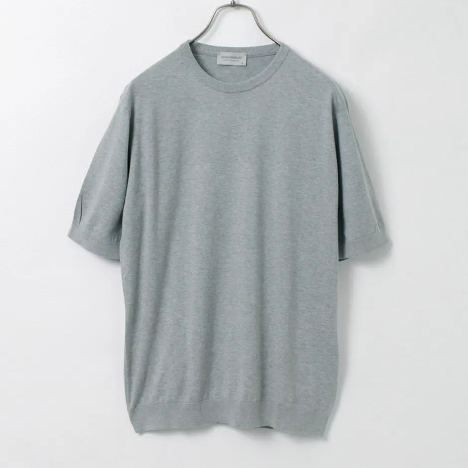 T-Shirts^JOHN SMEDLEY / Sea Island Cotton 30 Gauge Crew Neck Knit