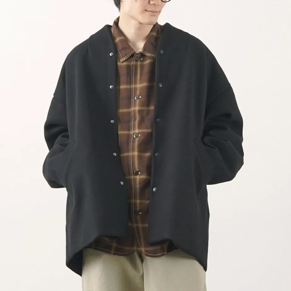 Jackets^KELEN / Collarless Egg Jacket