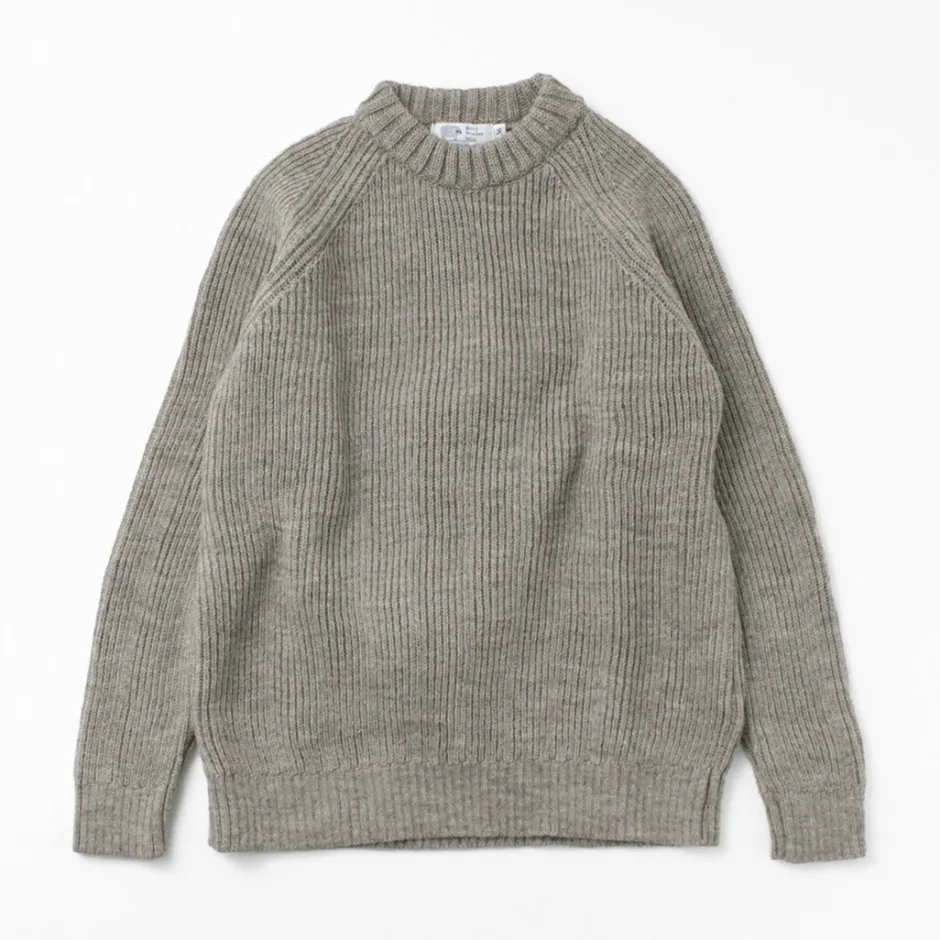Knits^KERRY WOOLLEN MILLS / 7G 1PLY fisherman rib crew neck knit