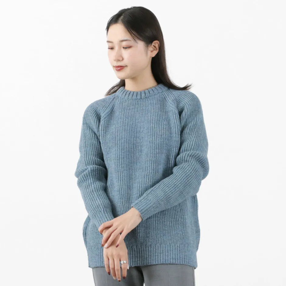 Knits^KERRY WOOLLEN MILLS / 7G 1PLY fisherman rib crew neck knit