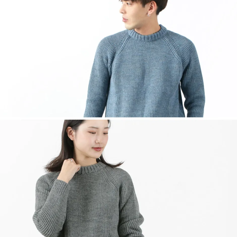 Knits^KERRY WOOLLEN MILLS / 7G 1PLY fisherman rib crew neck knit