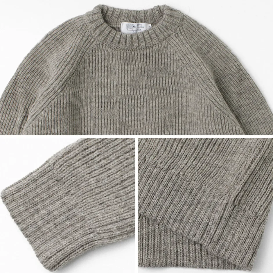 Knits^KERRY WOOLLEN MILLS / 7G 1PLY fisherman rib crew neck knit