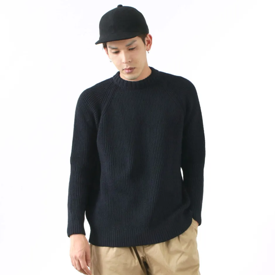 Knits^KERRY WOOLLEN MILLS / 7G 1PLY fisherman rib crew neck knit