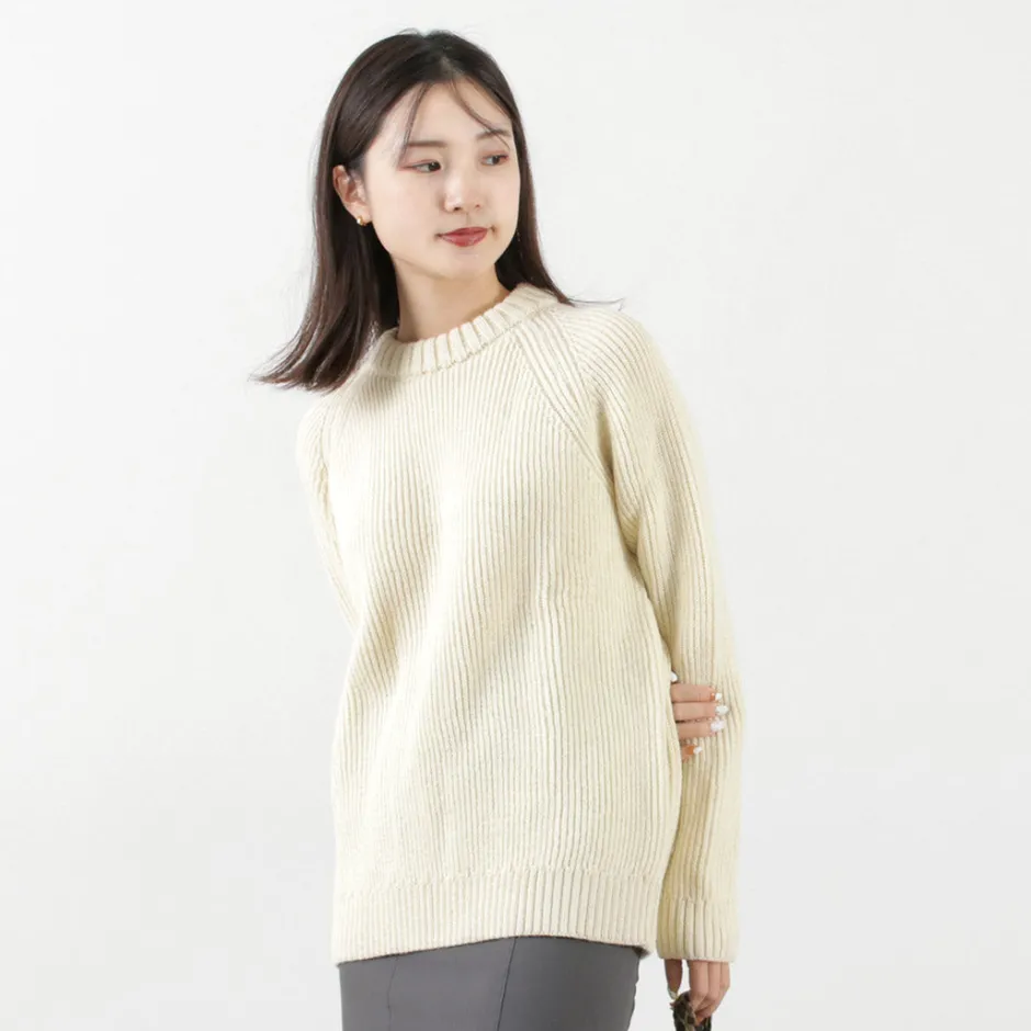 Knits^KERRY WOOLLEN MILLS / 7G 1PLY fisherman rib crew neck knit