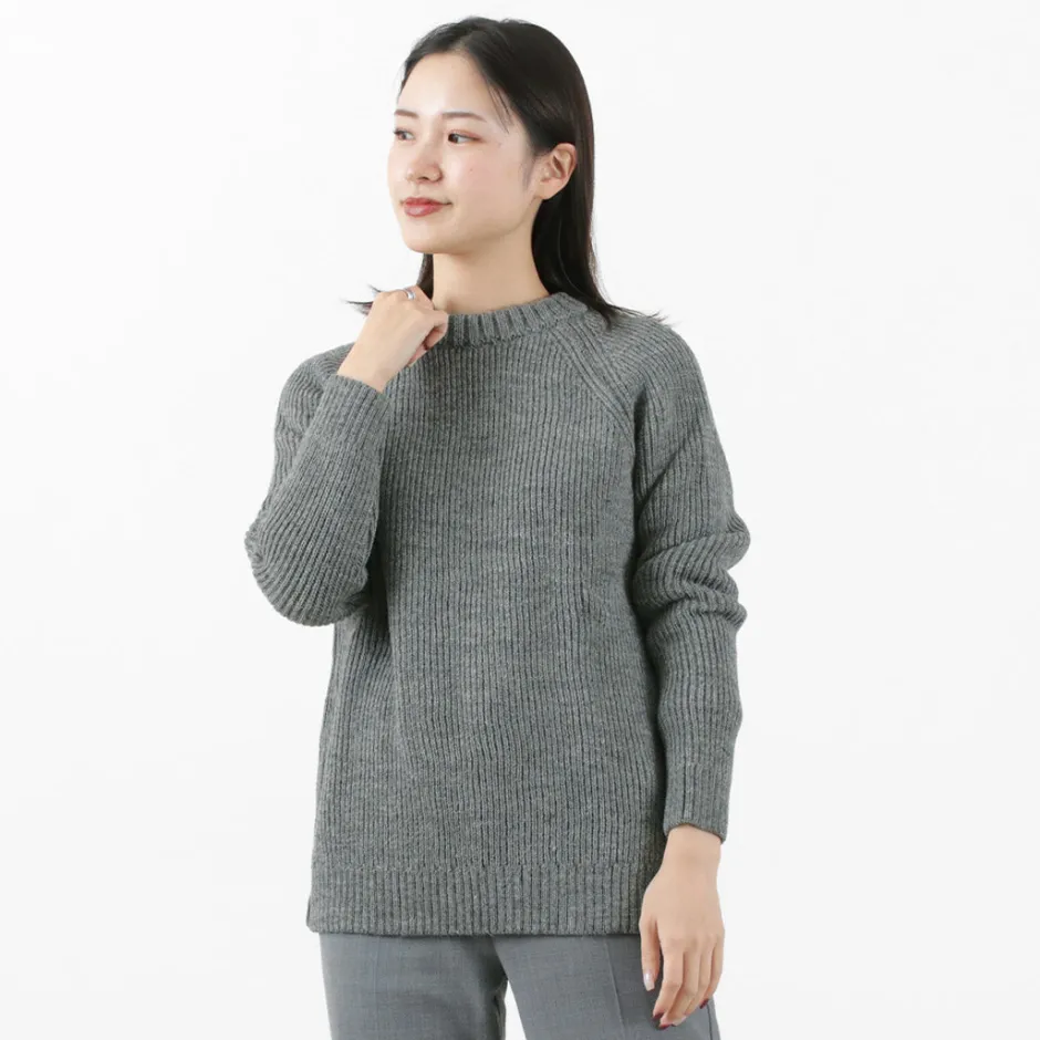Knits^KERRY WOOLLEN MILLS / 7G 1PLY fisherman rib crew neck knit