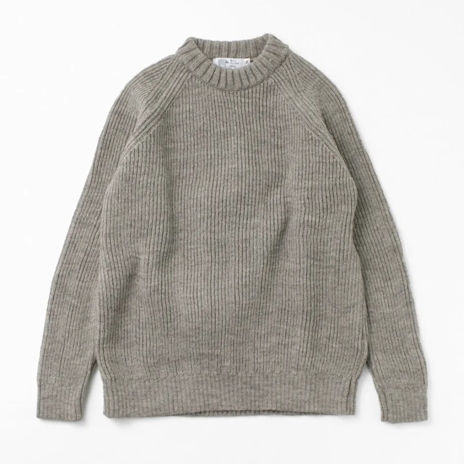Knits^KERRY WOOLLEN MILLS / 7G 1PLY fisherman rib crew neck knit