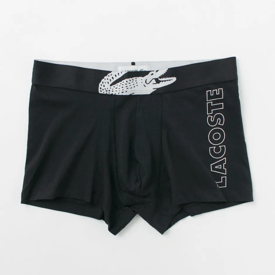 Underwear^LACOSTE / Croc Print 3 Pack Boxer Pants black