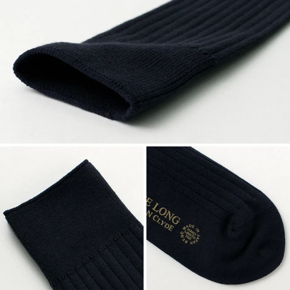 Socks^LIFE LONG BY GLEN CLYDE / TS-5 Cotton and Cordura Rib Socks