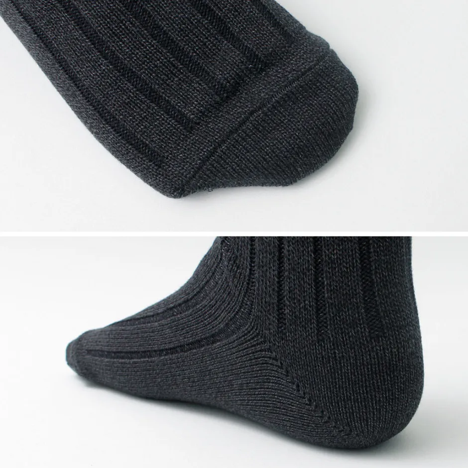Socks^LIFE LONG BY GLEN CLYDE / TS-1 Cotton and Cordura ribbed socks
